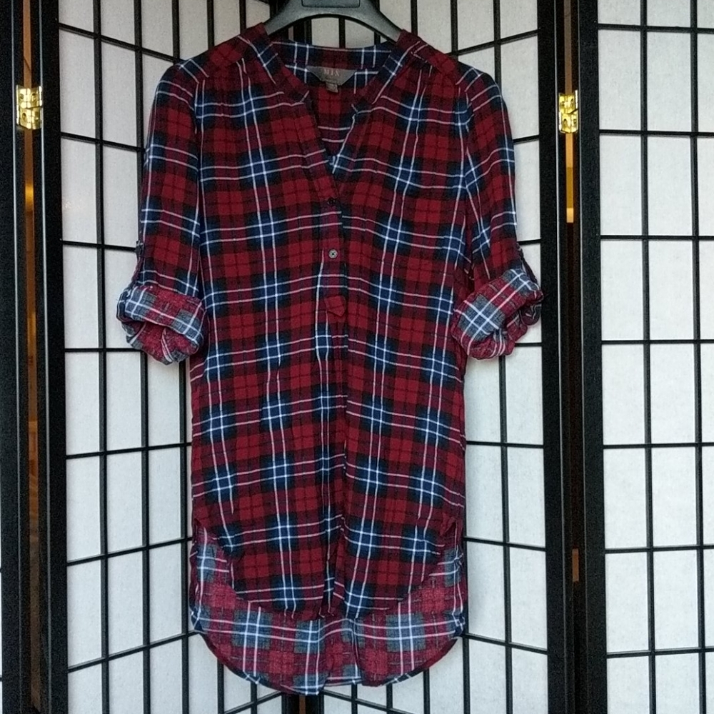 Mix By Hawthorn Stitch Fix Flannel Pullover Shirt